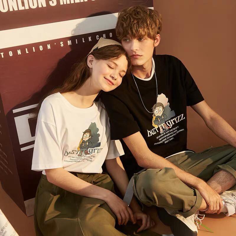 [Mã WARN10 giảm 10k đơn 99k] Áo thun tay lỡ form rộng unisex 100% COTTON - Áo phông nữ BUST | BigBuy360 - bigbuy360.vn