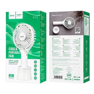 QUẠT MINI TÍCH ĐIỆN CẦM TAY HOCO F13