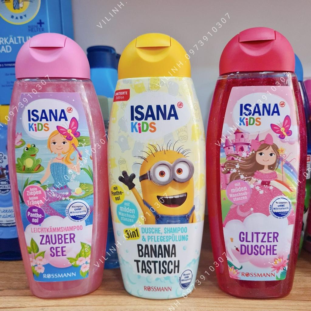 SỮA TẮM GỘI TRẺ EM ISANA 300ML