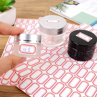 64 tem nhãn tên sticker dán tự dính đánh dấu chai lọ mỹ phẩm hũ gia vị