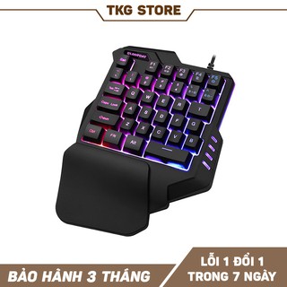 Bàn phím gaming G92 Led Rainbow chơi game FPS, Moba