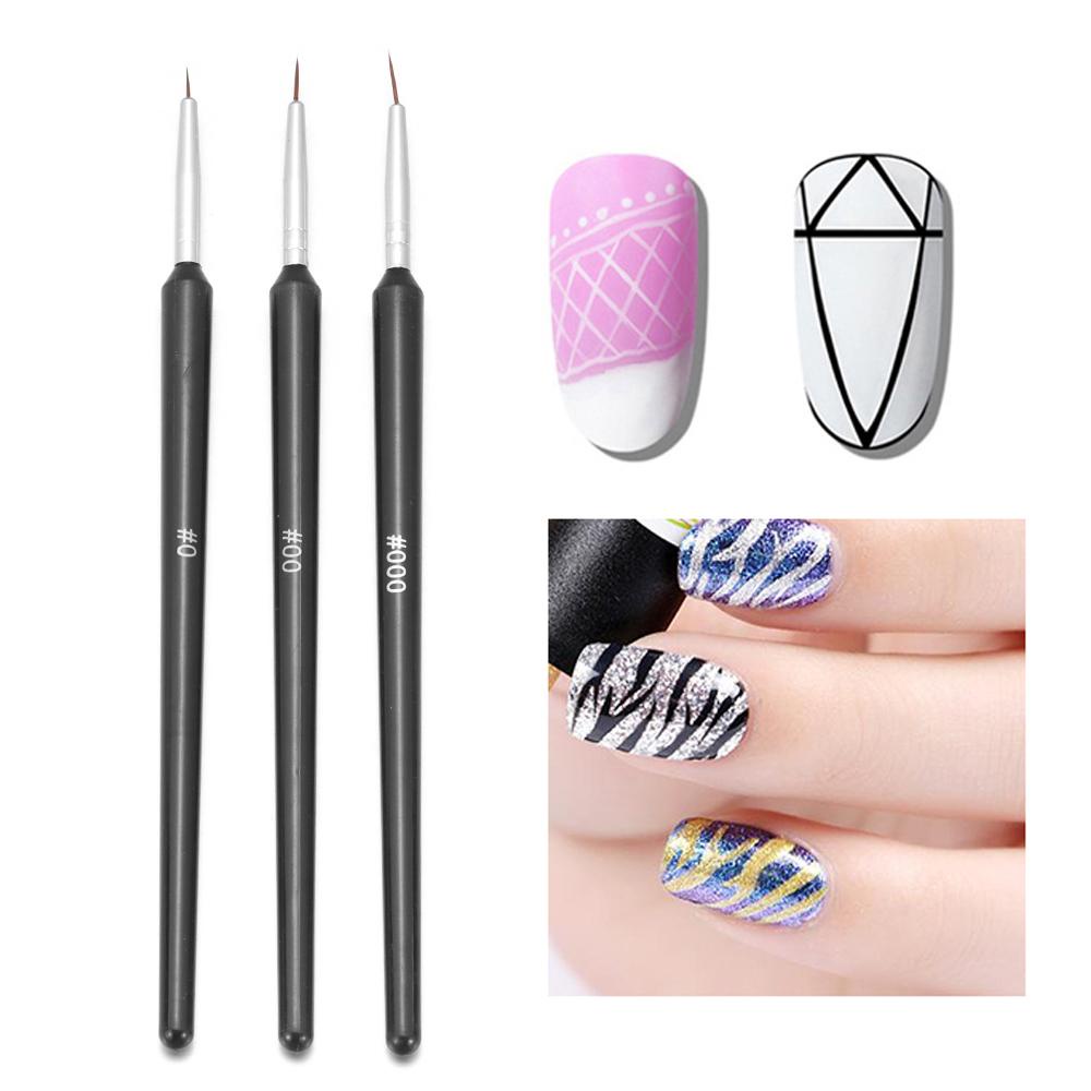 Set 1 Cọ Vẽ Móng Nghệ Thuật Siêu Mỏng Cho Nữ