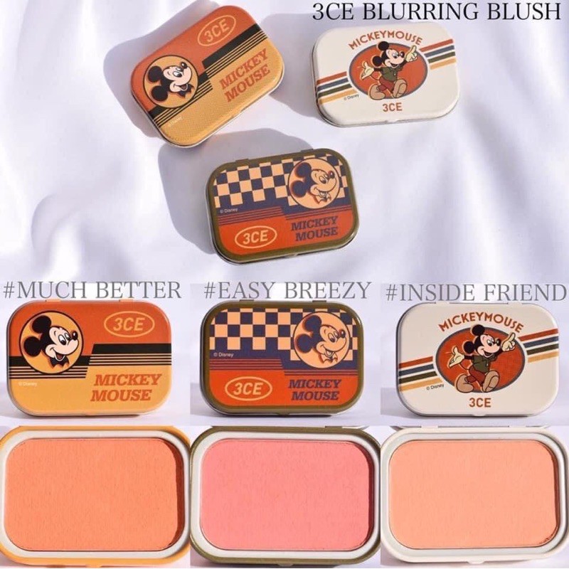 PHẤN MÁ HỒNG [ 3CE | Disney ] 3CE BLURRING BLUSH #MUCH BETTER