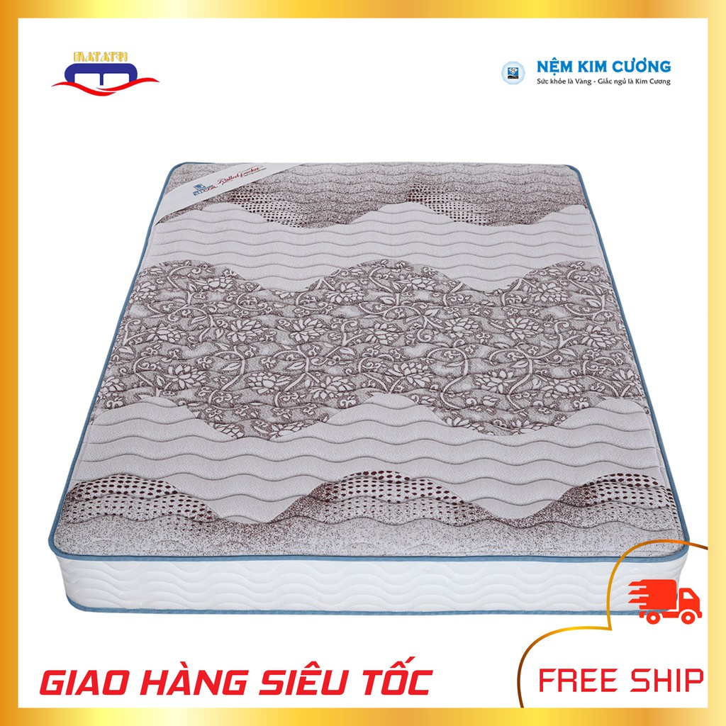 Đệm lò xo túi cuộn chính hãng Kim Cương Rolled Pocket cao 22 - 23 cm.