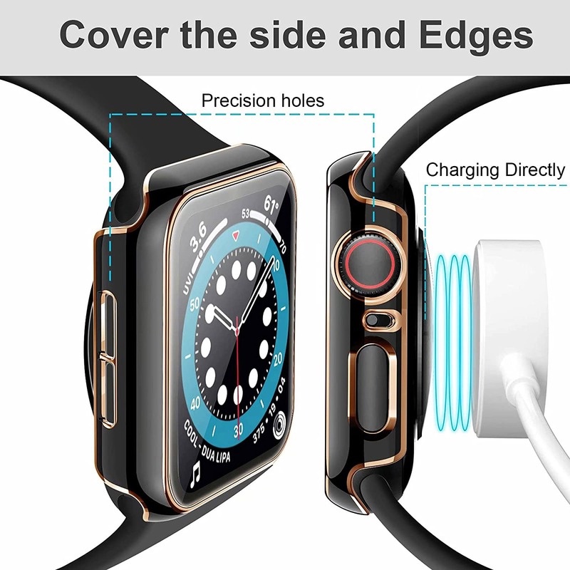 Ốp Kính Cường Lực Bảo Vệ Đồng Hồ AW series 7 3 4 5 6 SE i-watch 45mm 41mm 44mm 40mm 42mm 38mm 45mm 41mm