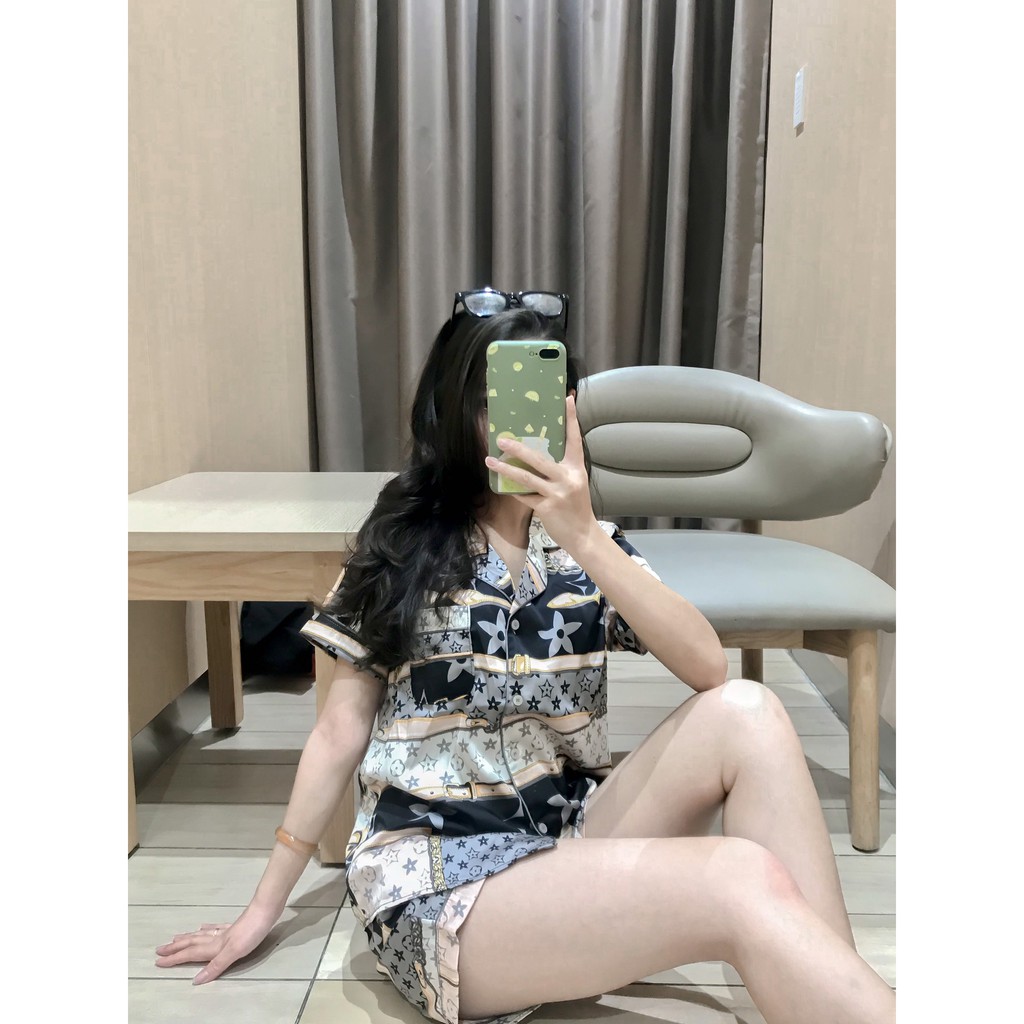 Pijama - Bộ ngủ Sammi Beauty chất liệu lụa latinh cao cấp - Hàng Việt Nam xuất khẩu.