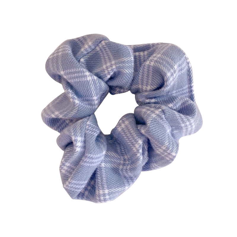 Dây Buộc Tóc Co Giãn Họa Tiết Caro Thời Trang Cho Nữ d5217