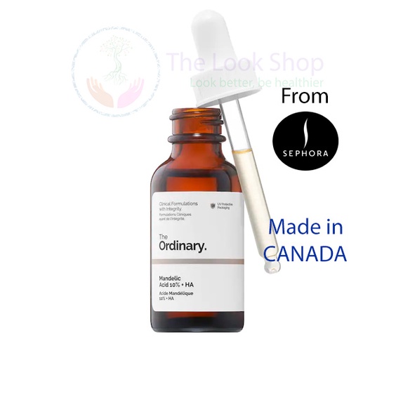 The Ordinary Mandelic Acid 10% + HA- Giúp đều màu da, giảm nếp nhăn, mụn, thâm mụn- Sephora made in CANADA