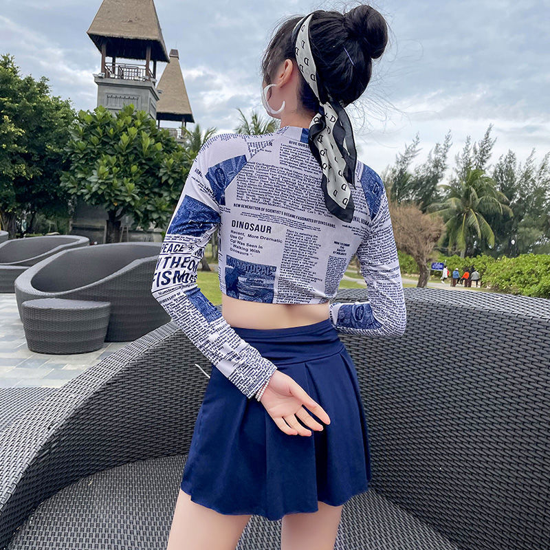 Bộ Đồ Bơi Dài Tay Eo Cao Thời Trang Mùa Xuân 2021 | BigBuy360 - bigbuy360.vn