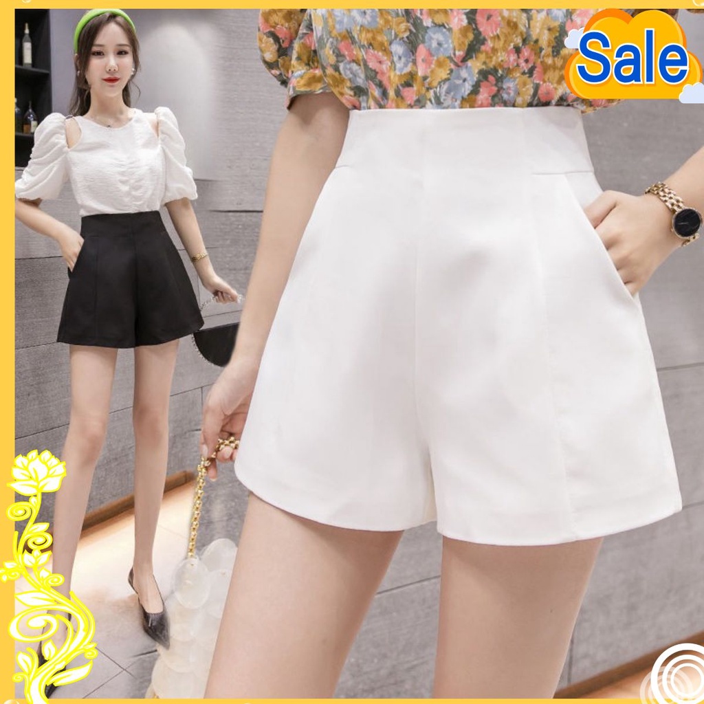 Quần short nữ ✨ FREESHIP ✨ quần short cạp Cao chất vải cao cấp mặc thoải mái không kén tuổi, HOT TREND TTQL650