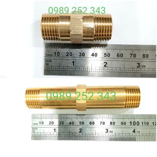 Nối 2 Đầu ren ngoài 21mm dài 5cm, 10cm.