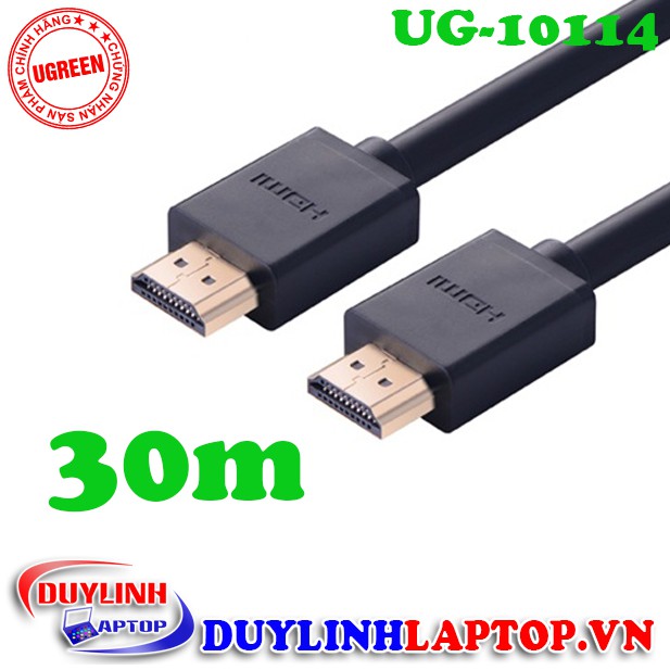 Cáp HDMI dài 30m Ugreen 10114 | Cáp HDMI chính hãng chất lượng tốt