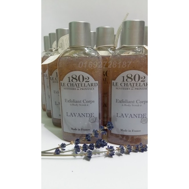 Tẩy da chết Lavender.