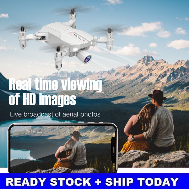 RC Bộ Flycam Điều Khiển Từ Xa Hj66 Wifi Fpv Hd 4k / 1080p / 720pc