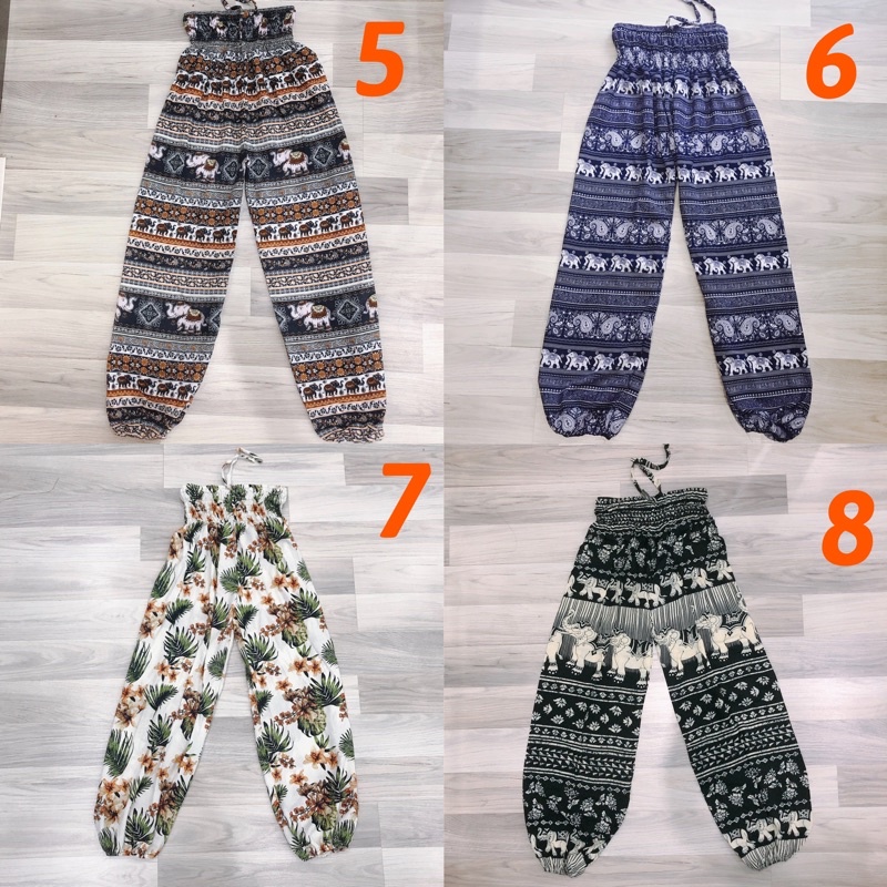 Quần lanh thổ cẩm dài alibaba loại đẹp (hình thật 100%, 20 mẫu)
