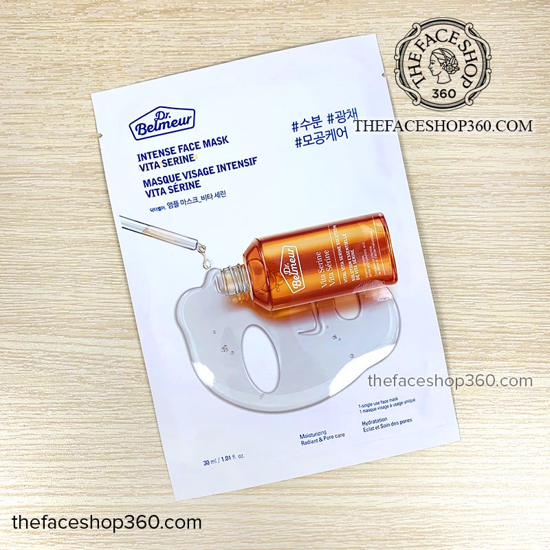 Mặt nạ trắng sáng da Dr. Belmeur Intense Face Mask Vita Serine 30ml