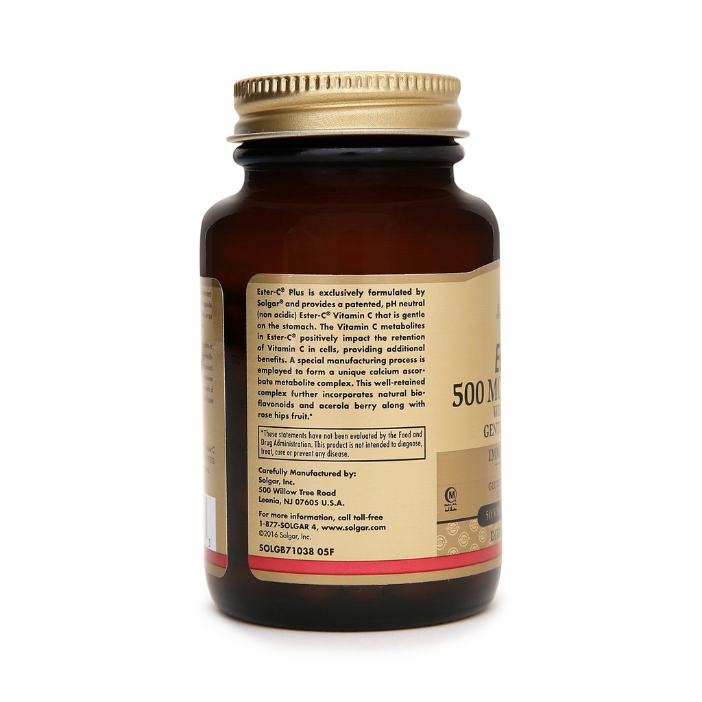 [NHẬP KHẨU USA CHÍNH HÃNG] Viên uống tăng cường sức khỏe Solgar Ester-C Plus 500 mg Vitamin C- EXP : 2022 | BigBuy360 - bigbuy360.vn