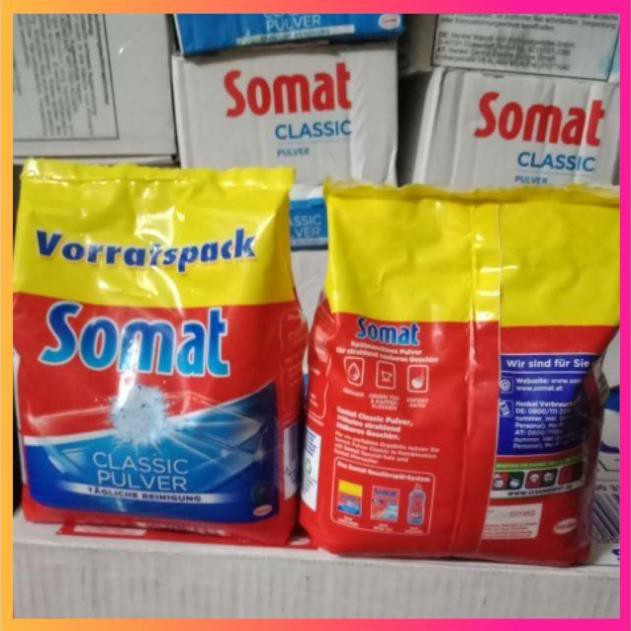 Bột rửa bát Somat 1.2kg - Bột rửa chén Alio 1.5 kg - Hàng nhập nội địa Đức - Bột rửa chén bát Finish Classic 1.2kg