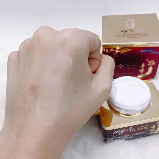 Kem Hồng Sâm My Gold Red Ginseng White Cream 50ml