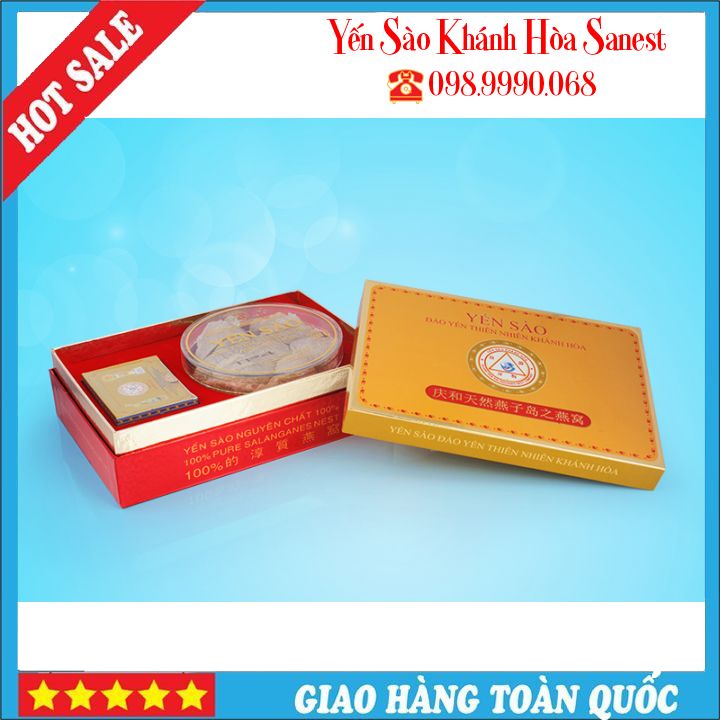 SALE SẬP SÀN Yến Sào Đảo Thiên Nhiên Khánh Hòa Hộp 100G - TP4