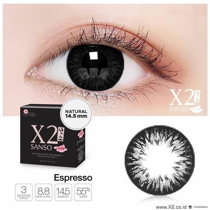 Kính Áp Tròng Sanso Đen X2 | BigBuy360 - bigbuy360.vn