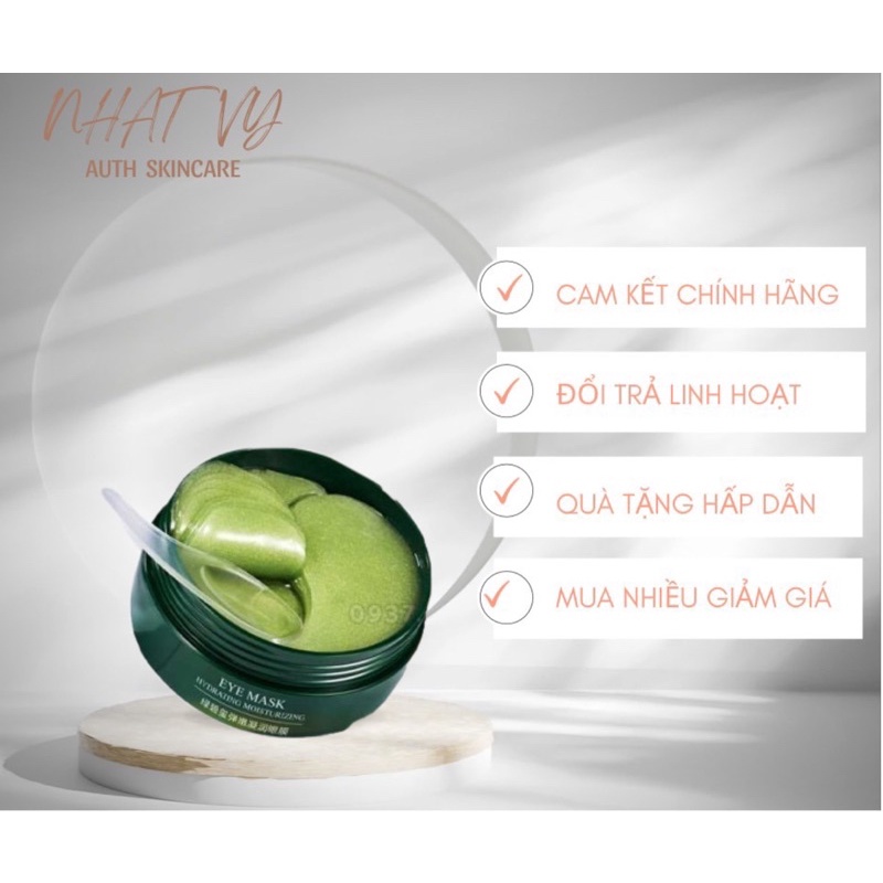 MẶT NẠ MẮT TẢO BIỂN BIOAQUA [HỘP 60 MIẾNG]
