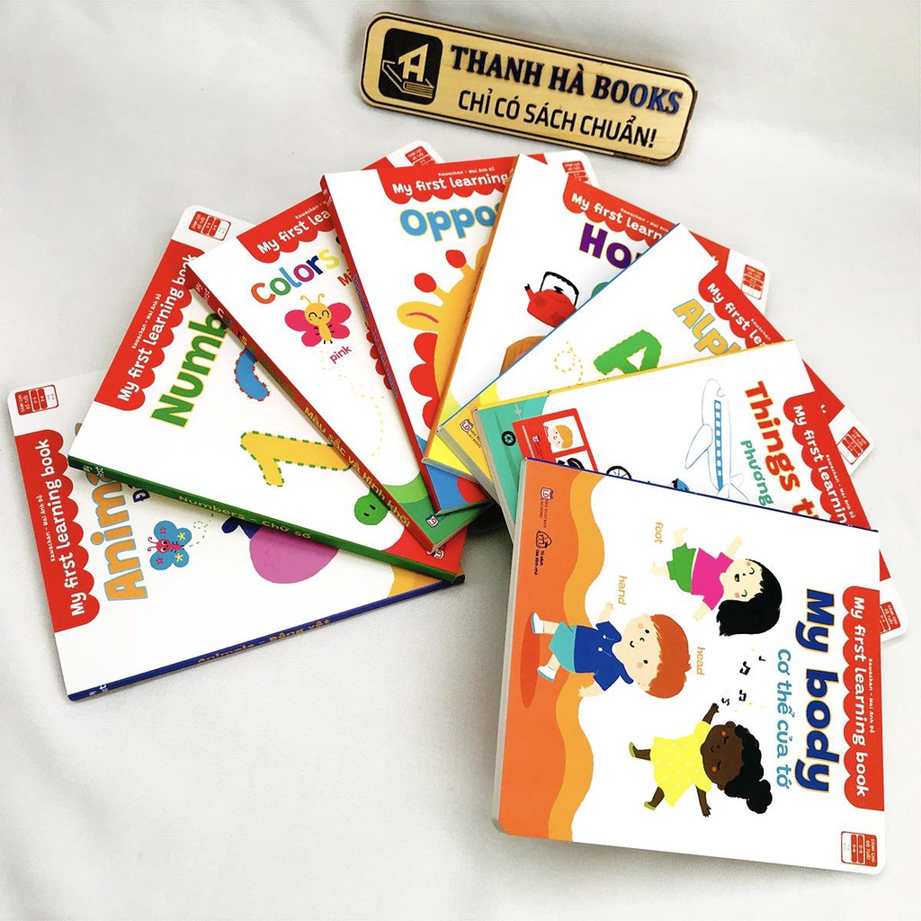 Sách - Thư Viện Hình Ảnh Song Ngữ Đầu Tiên Cho Bé - My First Learning Book (Bộ 8 cuốn)