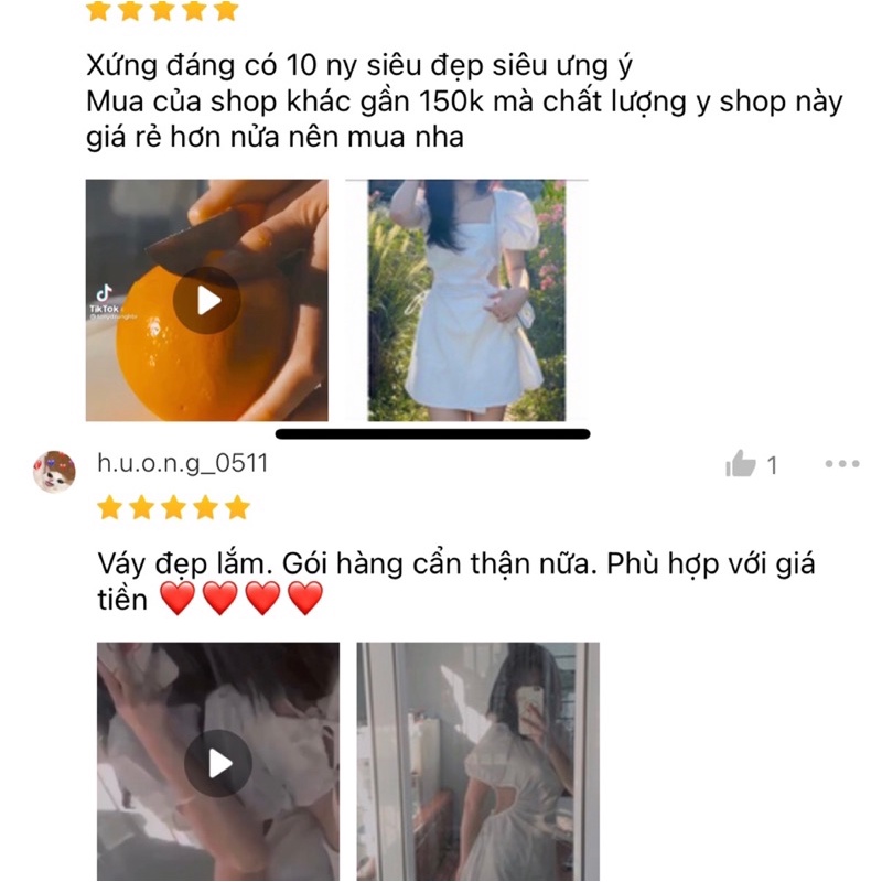 VÁY Hở Lưng Sexy Body Công Chúa 🦋 Đầm Nữ Đẹp Xanh Trắng Đen Hotrend 🦋