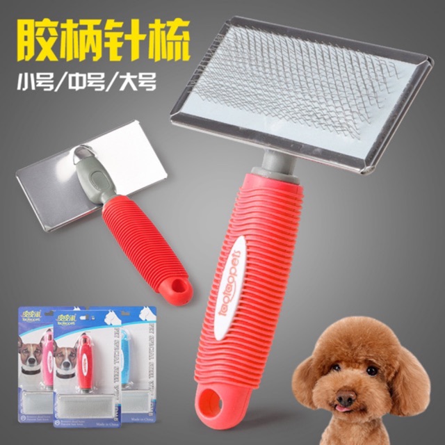 Lược bàn chông inox cao su chải lông loại đẹp