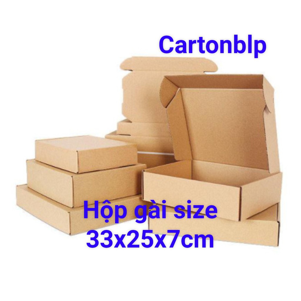Hộp Gài Đựng Quần Áo Phụ Kiện Size 33X25X7Cm
