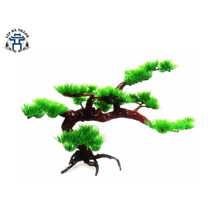 Cây Nhựa Dáng Bonsai Trang Trí Bể Cá Cảnh