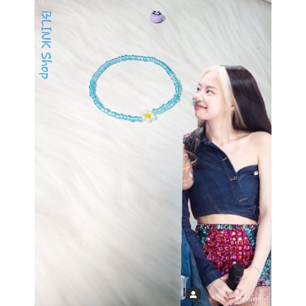 Vòng tay hoa cườm. Hàng Handmade (Vòng tay, nhẫn, dây chuyền, dây đeo khẩu trang/dây đeo airpod/đeo kính chống lạc)