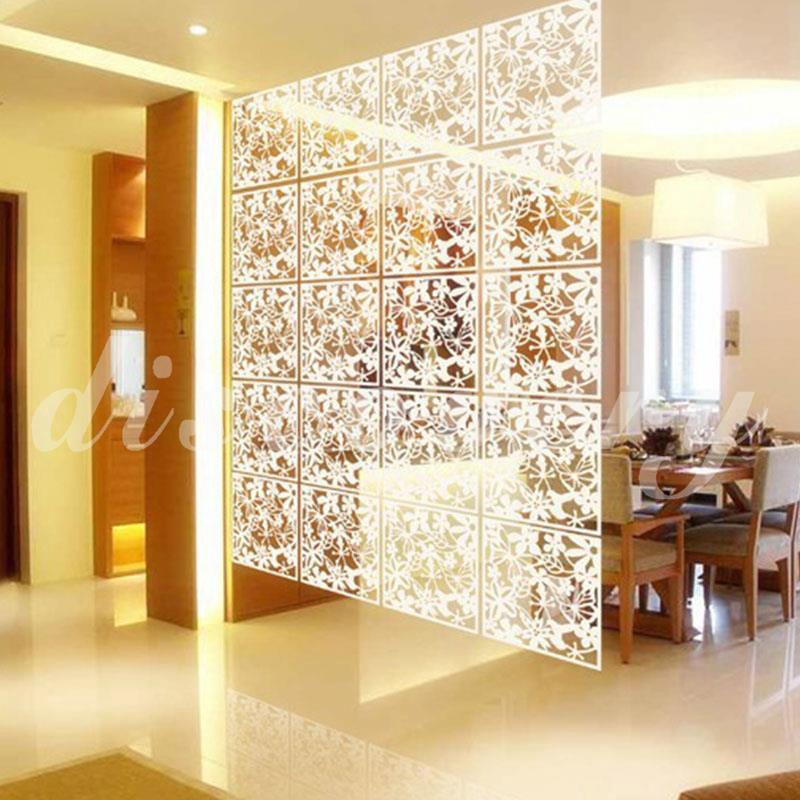 Hollow Screens, Entrance Partitions, Hanging Screens, Room Partition Curtains With Simple Floral Patterns