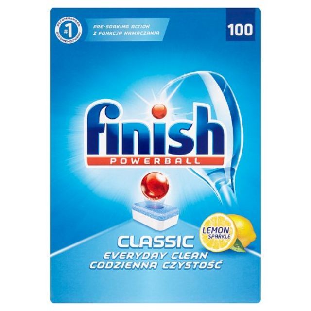 Viên rửa chén bát Finish Classic hộp 100 viên