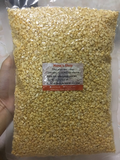 Đỗ xanh quê tách vỏ mềm thơm bở 1KG