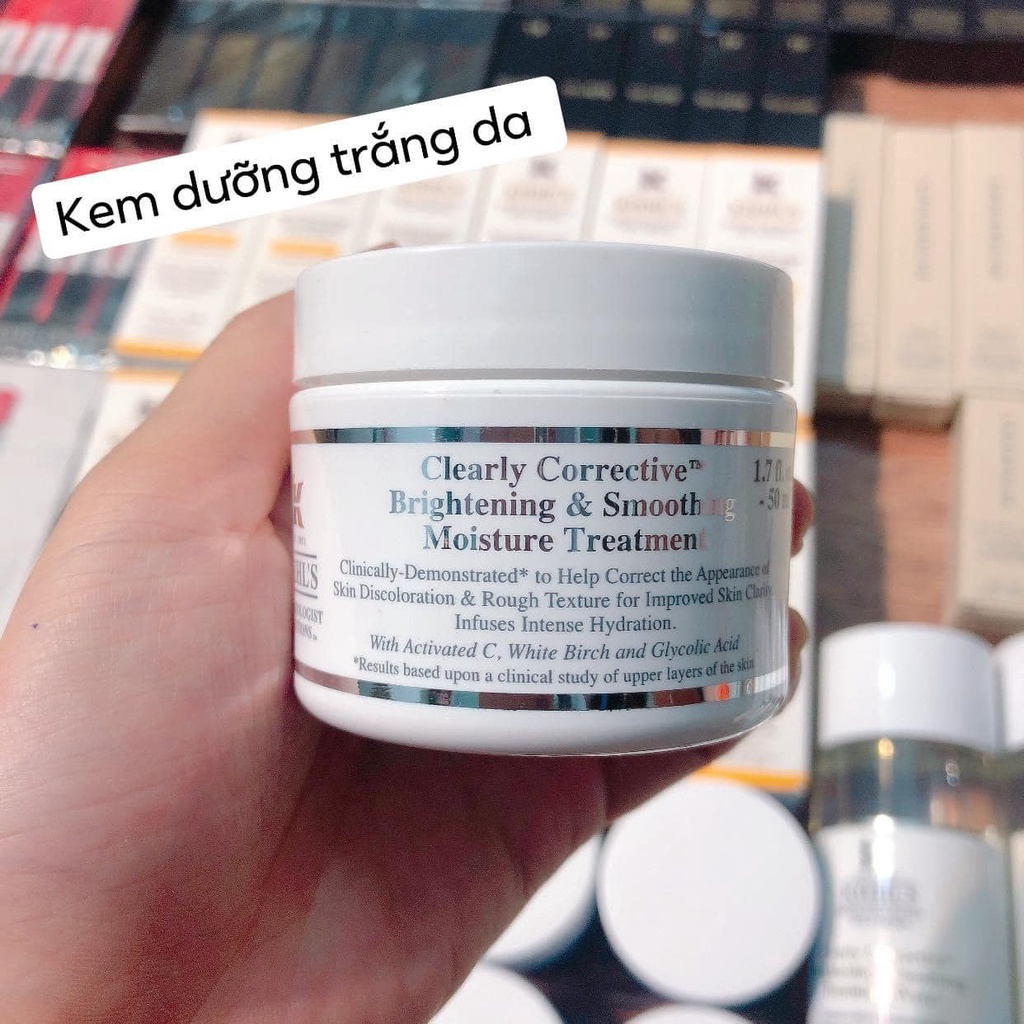 Kem Dưỡng Trắng Da Kiehls - Kem Dưỡng Ẩm Kiehl's Clearly Corrective Brightening &amp; Smoothing Moisture Treatment 50ML