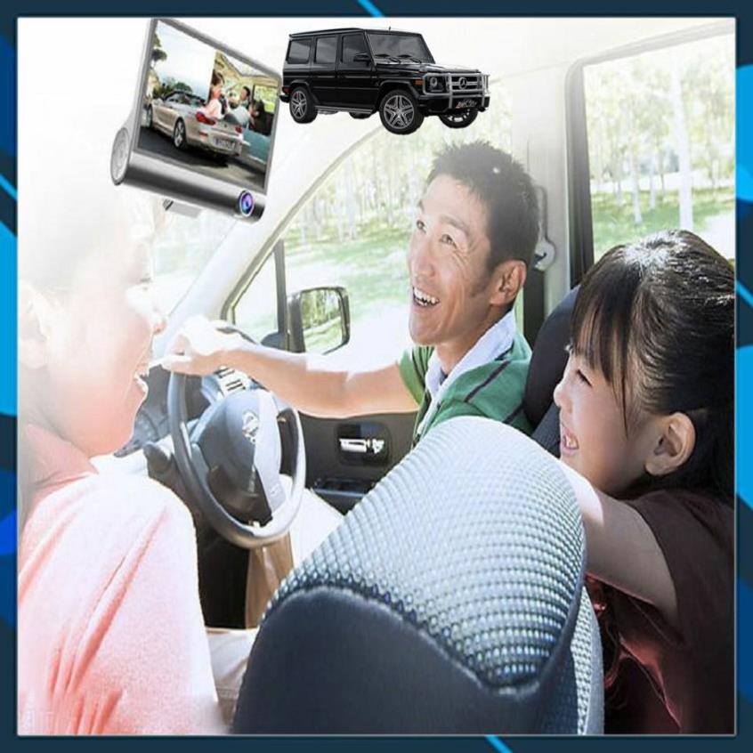 Camera Hành Trình Ô Tô 3 Mắt Camera, Màn Hình 4 Inh Full HD, Ghi Hình Đa Chiều, Có Chế Độ Ghi Đè Kèm Thẻ Nhớ 32G/64G | BigBuy360 - bigbuy360.vn