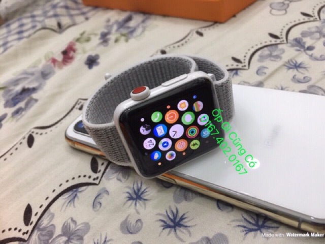 Dây Apple watch màu xám