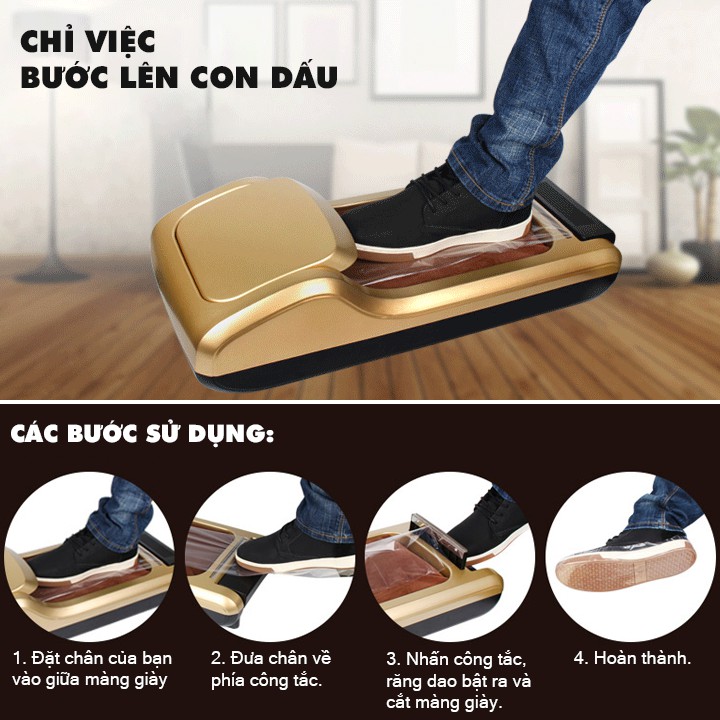 Máy bọc giày dép - Bọc giày trong nhà