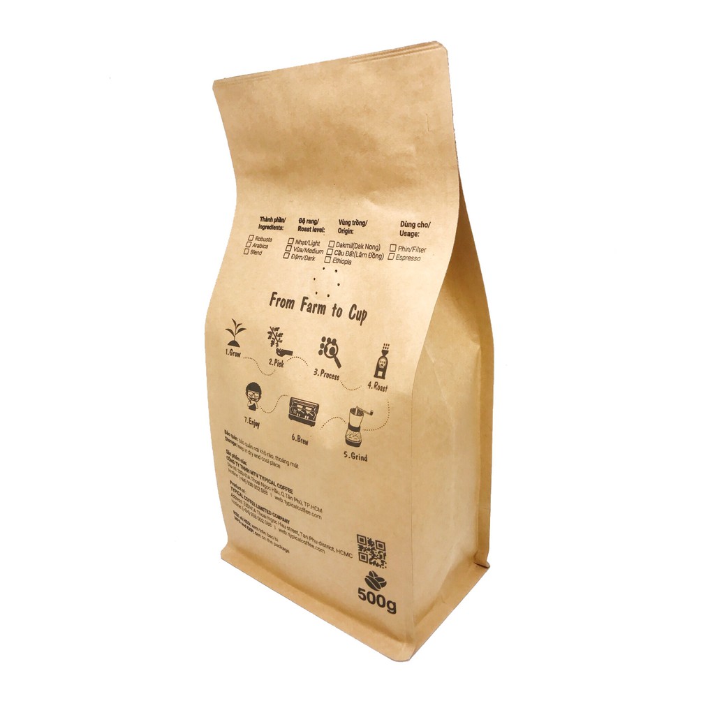 Cà Phê Hạt Nguyên Chất Arabica Cầu Đất Acidity 500g | BigBuy360 - bigbuy360.vn