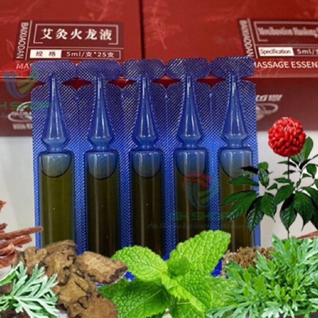Tinh dầu đả thông, tinh dầu hoả liệu Bách tiêu đan hộp 25 ống 5ml