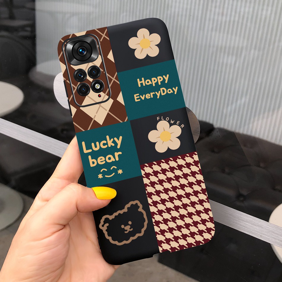 Ốp Điện Thoại Silicon TPU Mềm Họa Tiết Hoạt Hình Cho Xiaomi Redmi Note 11 Pro / Note11 / Note 11S Redmi Note11s 11 Pro 4G