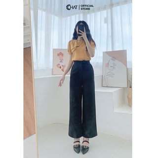 Quần suông túi sau Cchat