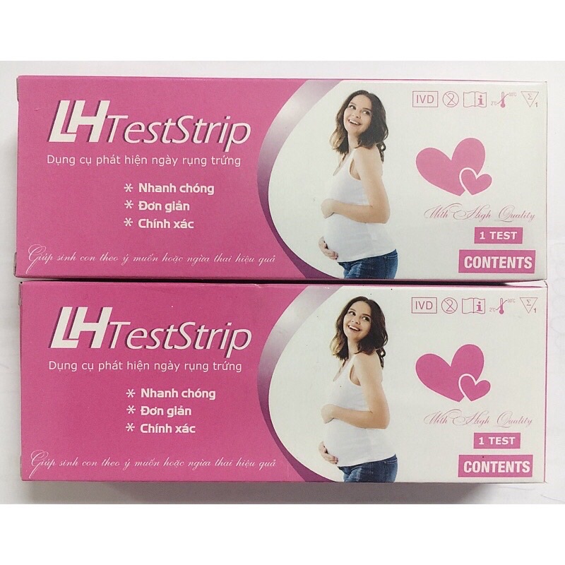 Que thử rụng trứng  Tetstrip Dụng cụ phát hiện ngày rụng trứng