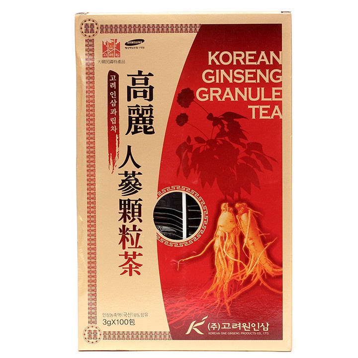 Hộp 100 Gói Trà Sâm Chong Kun Dang Korean Ginseng Tea 3g/Gói - K2V Shop