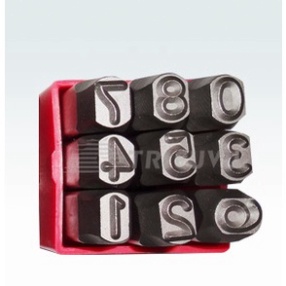 Bộ đóng chữ và số 5mm/ 3mm/ 4mm/ 6mm/ 8mm, chất liệu thép, đóng trên kim loại
