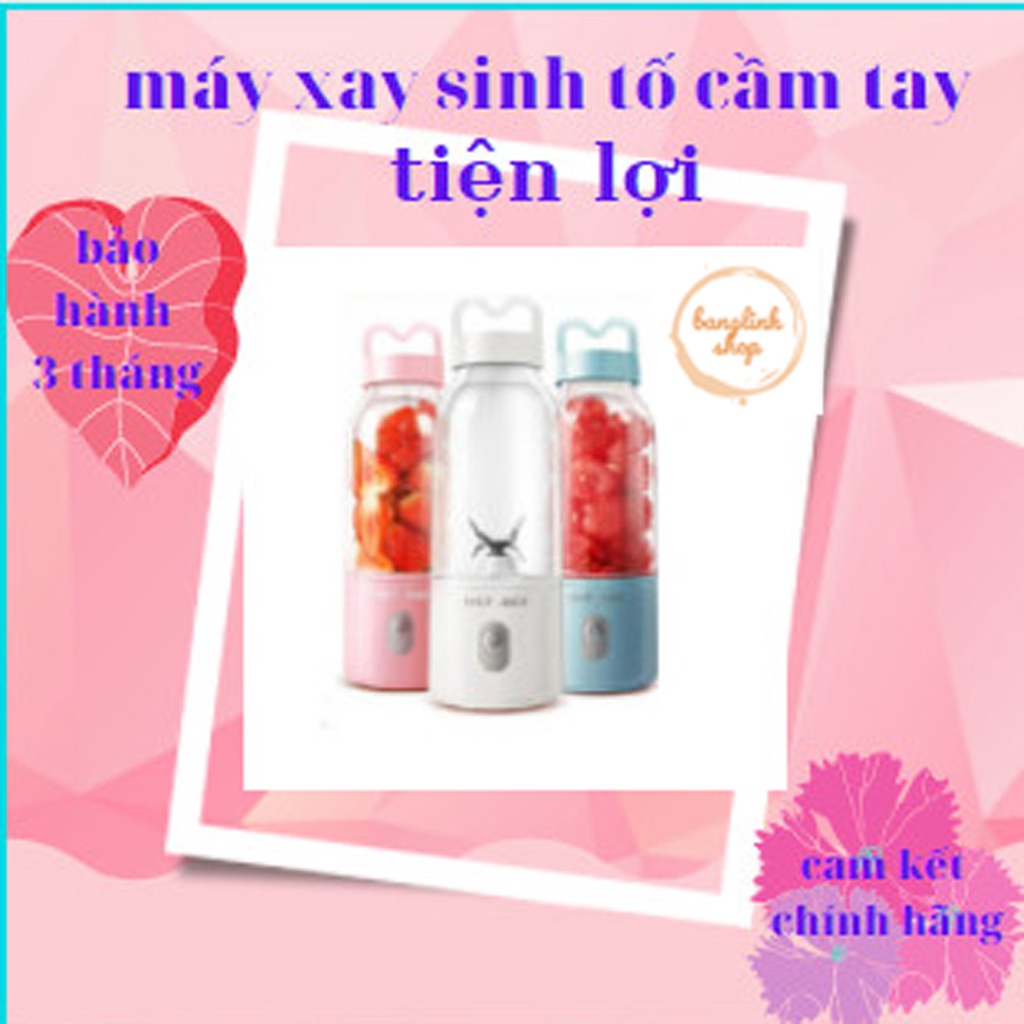 Hàng Chính Hãng - Máy Xay Sinh Tố Đa Năng Cầm Tay Meet Juice - Tiện Lợi