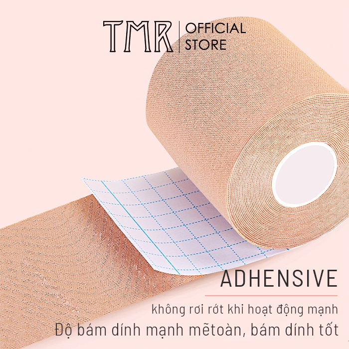 Cuộn Băng Dán Nâng Ngực TMR Push UP Tape Màu Nude bám dính chắc chắn tuyệt đối có thể tạo nhiều kiểu