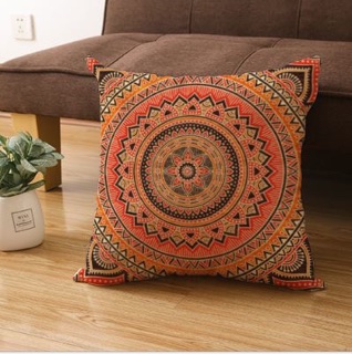 Vỏ gối hoạ tiết Boho Vintage
