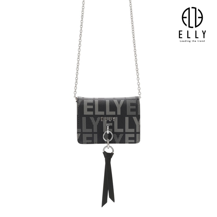 Ví da nữ thời trang ELLY đen, trắng, nâu , phong cách trẻ trung hiện đại bảo hành 3 tháng. Mã EVH87